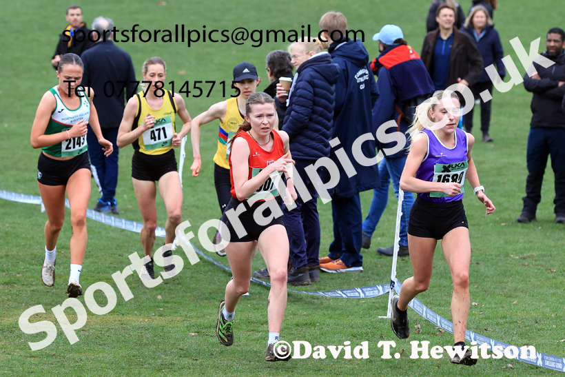 Senior Womens 2026 UK CAU Inter Counties Cross Country, Wollaton Park, Nottingham. Photo: David T. Hewitson/Sports for All Pics